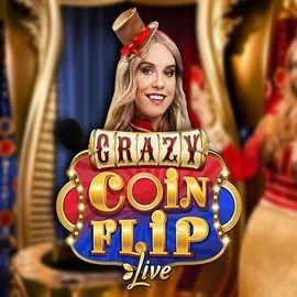 Crazy Coin Flip casino game by Evolution – featured logo at Hitnspin Casino
