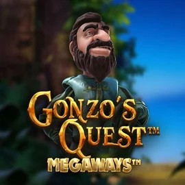 Gonzo's Quest Megaways logo by Red Tiger Gaming at Hitnspin CasinoGonzo's Quest Megaways