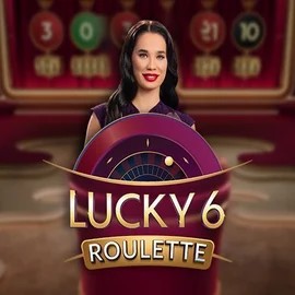 Lucky 6 Roulette online game logo by Pragmatic Play on hit-n-spin.nl
