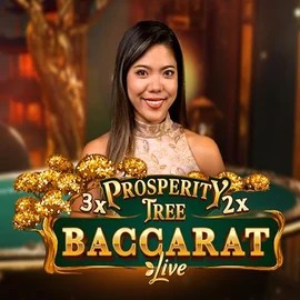 Prosperity Tree Baccarat slot visual from Evolution available on hit-n-spin.nl